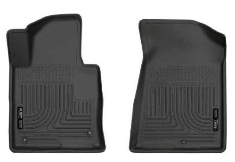 Kia Optima Floor Mats - Front - Husky Liners - X-act Contour Series - Black - `16-`20